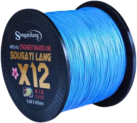 Braided-line for spinning reels