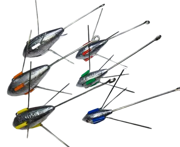 Sputnik-sinkers with wire arms or spikes that extend from a central weight