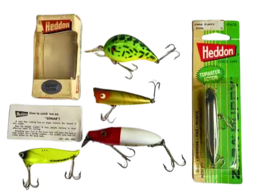 topwater lures that float on the water's surface 